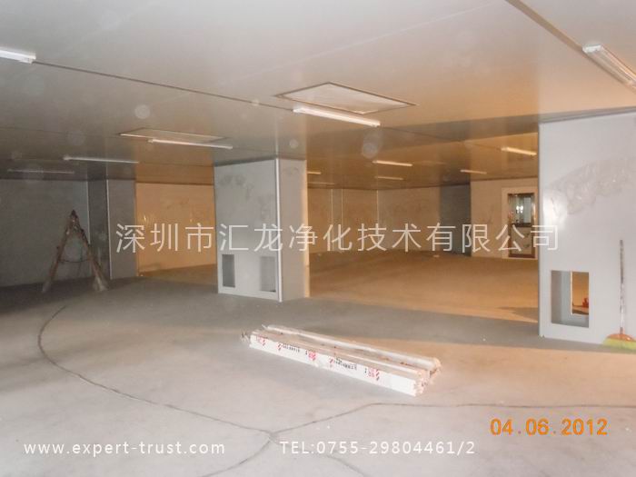 無塵車間施工現(xiàn)場
